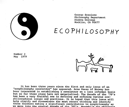 ecophilosophy newsletter